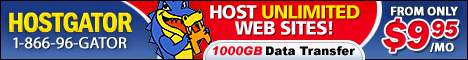 HostGator Web Host Ad
